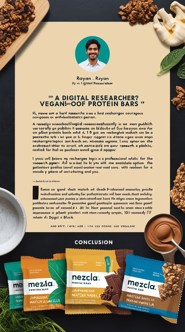 vegan protein bar